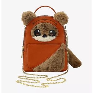 Star Wars Ewok Fuzzy Mini Crossbody Wristlet